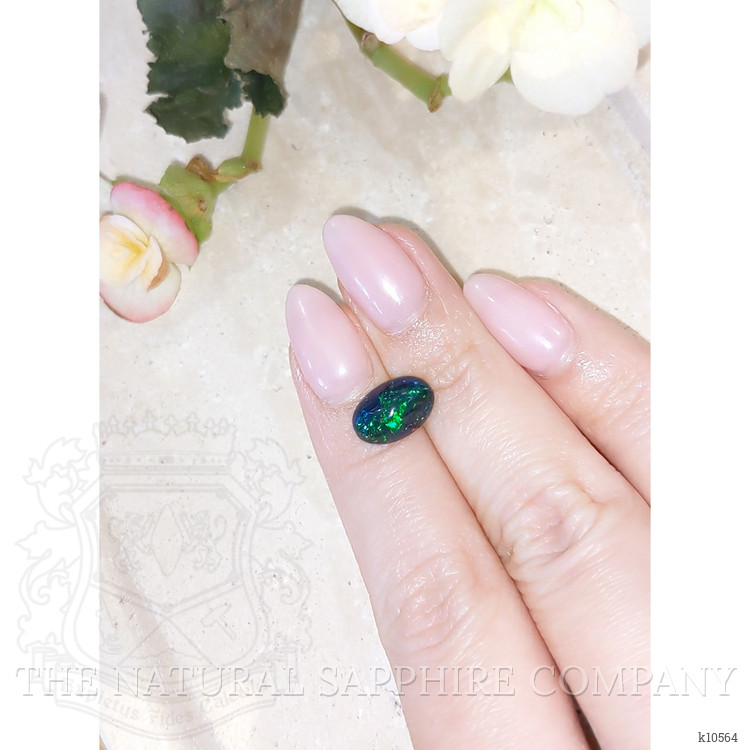 1.97 Ct. Cabochon Black Opal from Ethiopia