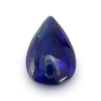 1.77 Ct. Cabochon Black Opal from Australia Video