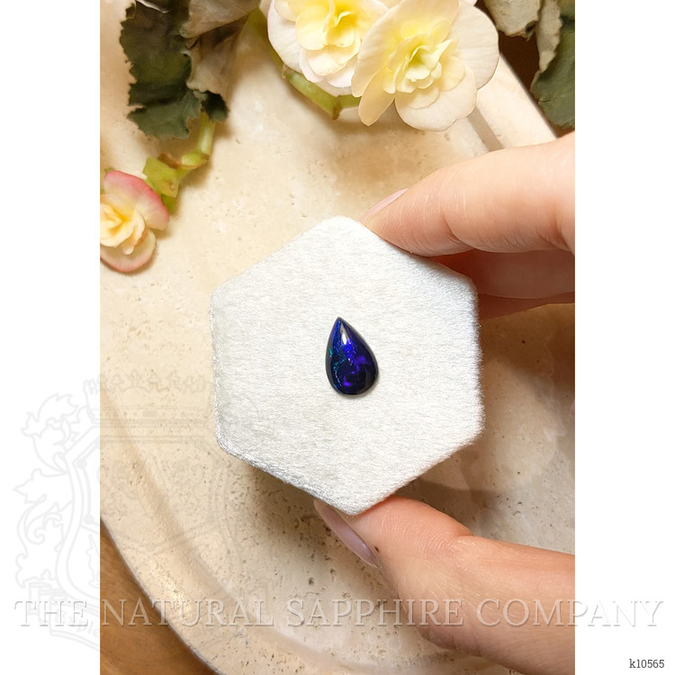 1.77 Ct. Cabochon Black Opal from Australia