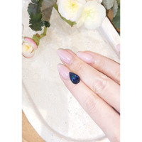 1.77 Ct. Cabochon Black Opal from Australia Life Style