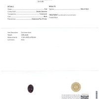2.00 Ct. Cabochon Black Opal from Ethiopia Scan Report