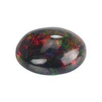 2.00 Ct. Cabochon Black Opal from Ethiopia Video