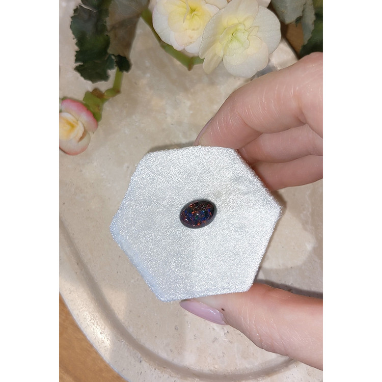 2.00 Ct. Cabochon Black Opal from Ethiopia