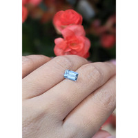 1.10 Ct. Aquamarine from Mozambique Life Style