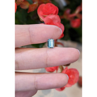 1.11 Ct. Aquamarine from Mozambique Life Style