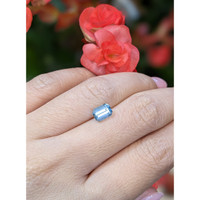 1.11 Ct. Aquamarine from Mozambique Life Style