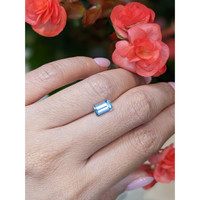 1.11 Ct. Aquamarine from Mozambique Life Style
