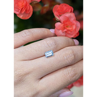 1.11 Ct. Aquamarine from Mozambique Life Style
