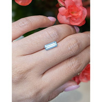 1.27 Ct. Aquamarine from Mozambique Life Style