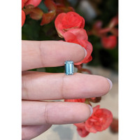 1.30 Ct. Aquamarine from Mozambique Life Style