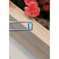1.30 Ct. Aquamarine from Mozambique Life Style