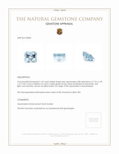 1.45 Ct. Aquamarine from Mozambique Appraisal