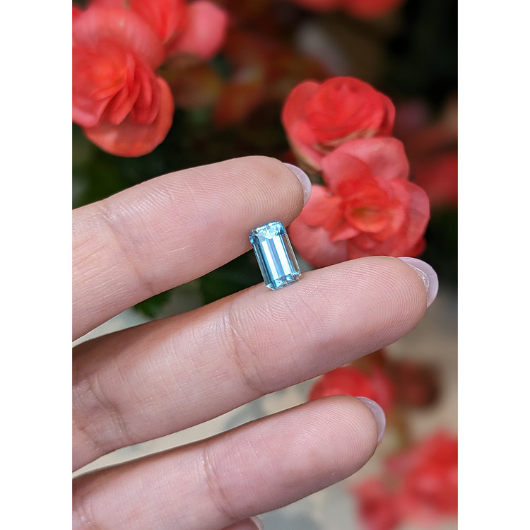 1.37 Ct. Aquamarine from Mozambique