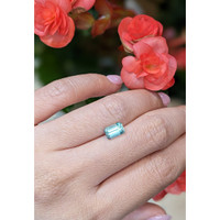 1.27 Ct. Aquamarine from Mozambique Life Style