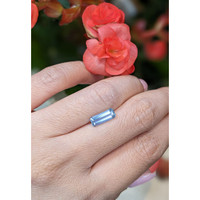 1.42 Ct. Aquamarine from Mozambique Life Style