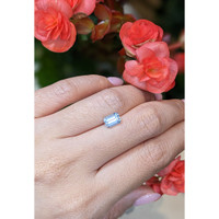 1.23 Ct. Aquamarine from Mozambique Life Style