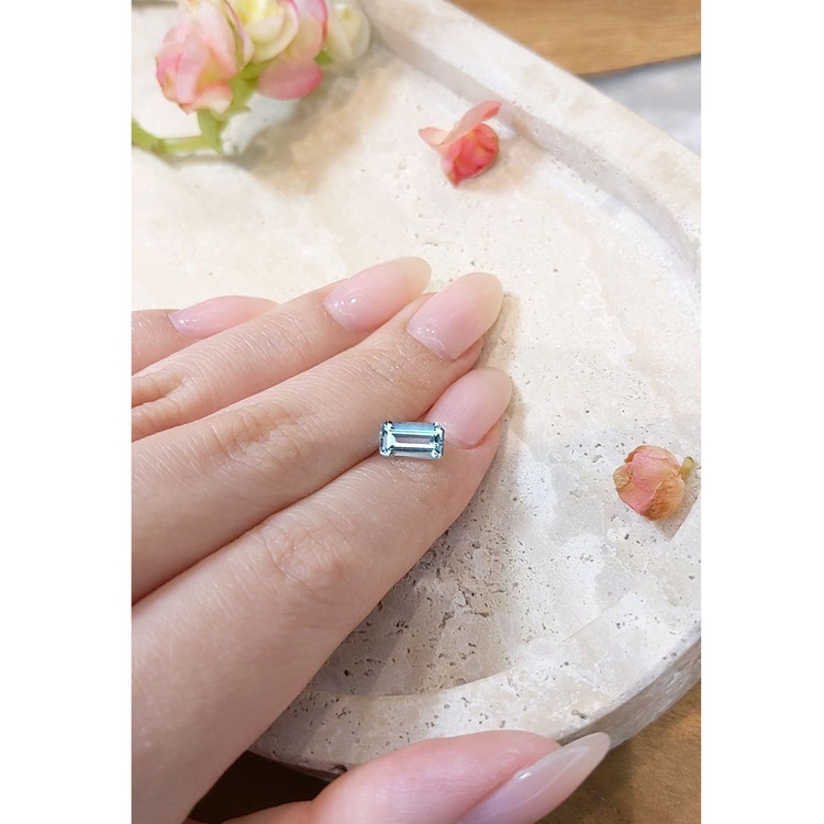 1.23 Ct. Aquamarine from Mozambique