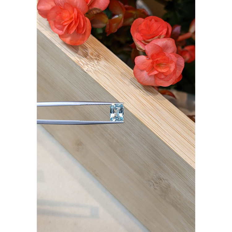 1.34 Ct. Aquamarine from Mozambique