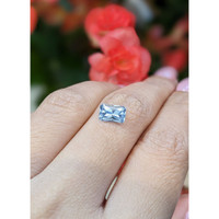 1.09 Ct. Aquamarine from Mozambique Life Style