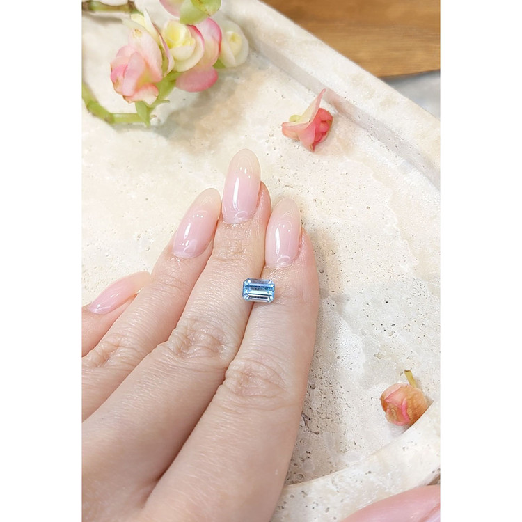 1.08 Ct. Aquamarine from Mozambique