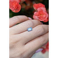 1.08 Ct. Aquamarine from Mozambique Life Style