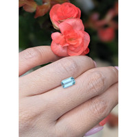 1.06 Ct. Aquamarine from Mozambique Life Style