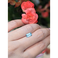 1.06 Ct. Aquamarine from Mozambique Life Style