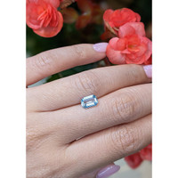 1.02 Ct. Aquamarine from Mozambique Life Style