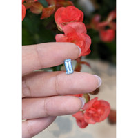 0.98 Ct. Aquamarine from Mozambique Life Style