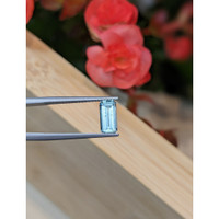 0.98 Ct. Aquamarine from Mozambique Life Style