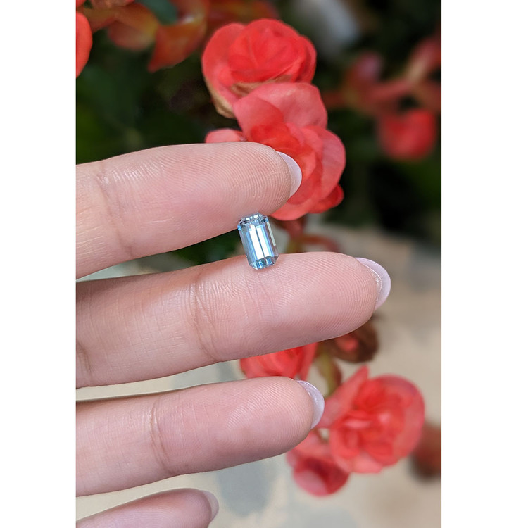 0.96 Ct. Aquamarine from Mozambique