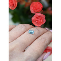 0.88 Ct. Aquamarine from Mozambique Life Style