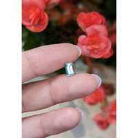 0.87 Ct. Aquamarine from Mozambique Life Style