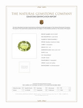 1.60 Ct. Chrysoberyl from Ceylon (Sri Lanka) Scan Report