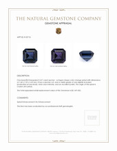 3.07 Ct. Color Change Spinel from Ceylon (Sri Lanka) Appraisal