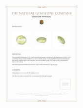 2.37 Ct. Chrysoberyl from Ceylon (Sri Lanka) Appraisal