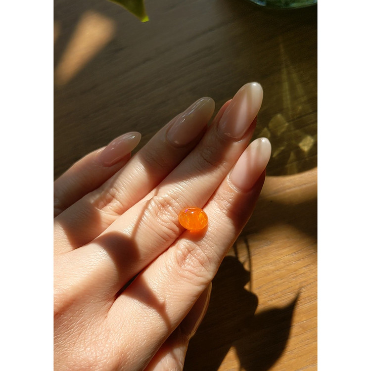 2.98 Ct. Cabochon Fire Opal from Mexico