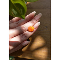 4.61 Ct. Cabochon Fire Opal from Mexico Life Style