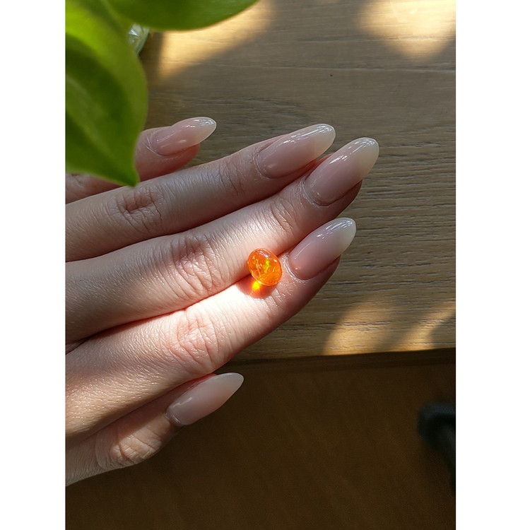 1.99 Ct. Cabochon Fire Opal from Mexico