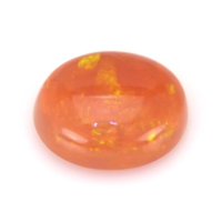 2.83 Ct. Cabochon Fire Opal from Mexico Video
