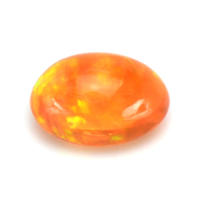 2.12 Ct. Cabochon Fire Opal from Mexico Video