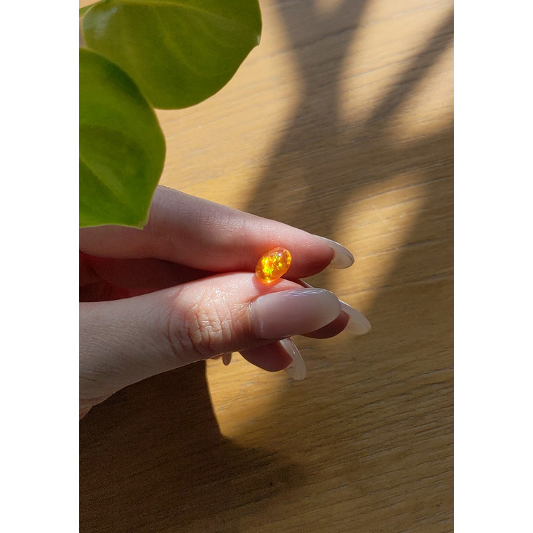 2.12 Ct. Cabochon Fire Opal from Mexico