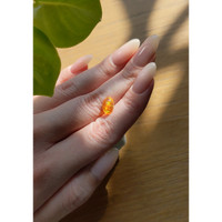 2.12 Ct. Cabochon Fire Opal from Mexico Life Style