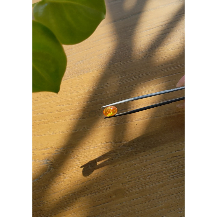 2.12 Ct. Cabochon Fire Opal from Mexico