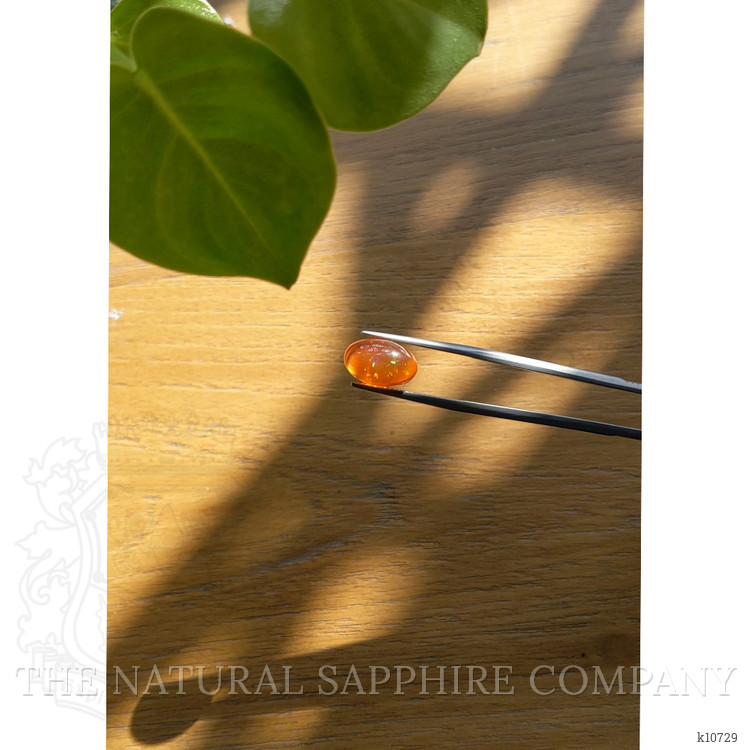 4.37 Ct. Cabochon Fire Opal from Mexico