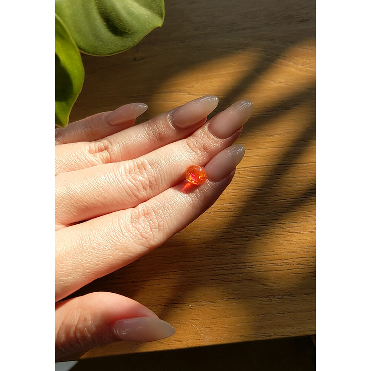 1.78 Ct. Cabochon Fire Opal from Mexico