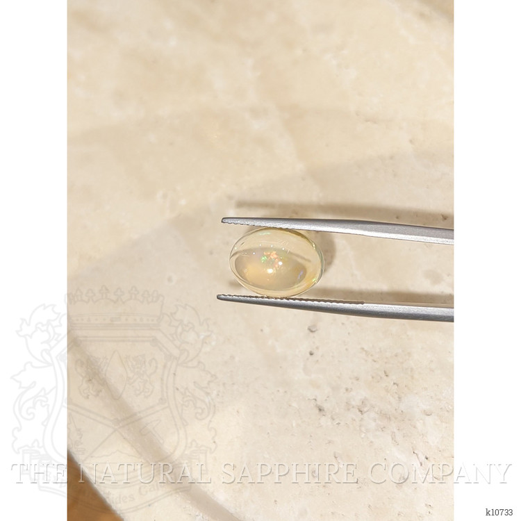 4.85 Ct. Cabochon White Opal from Mexico