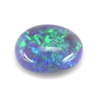 6.26 Ct. Cabochon Semi-Black Opal from Australia Video