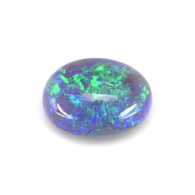 6.26 Ct. Cabochon Semi-Black Opal from Australia