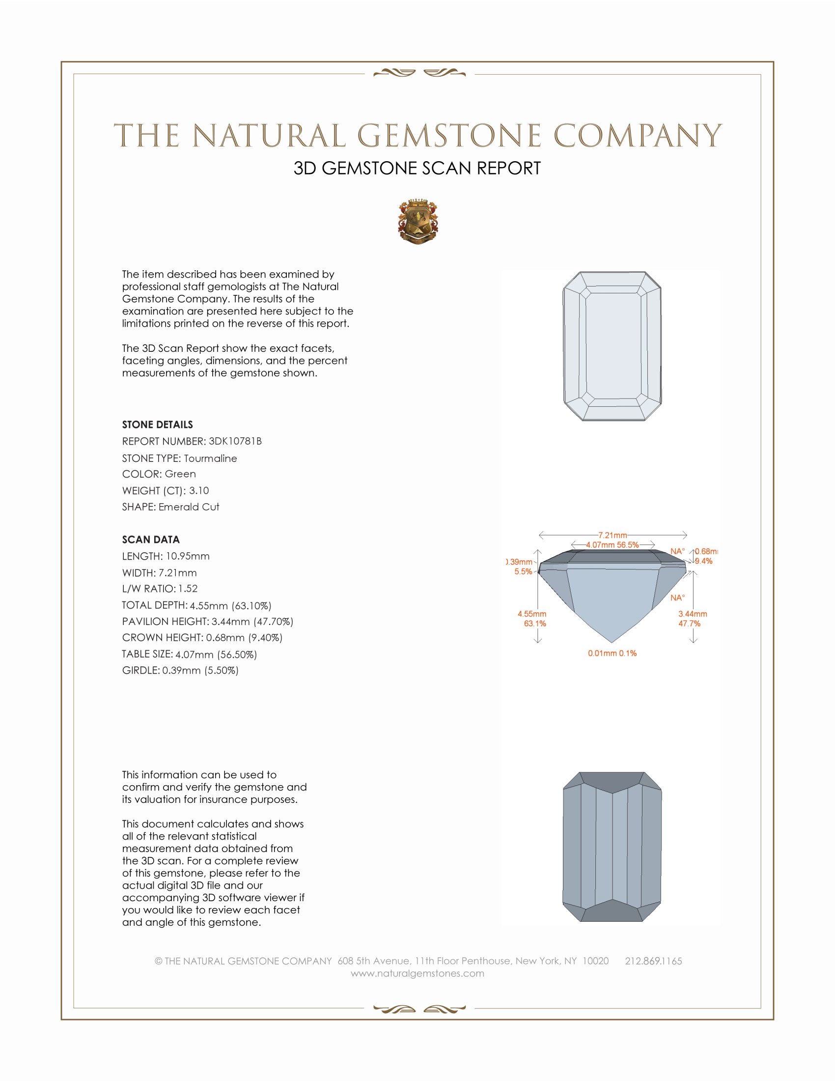 3.10 Ct. Tourmaline from Mozambique